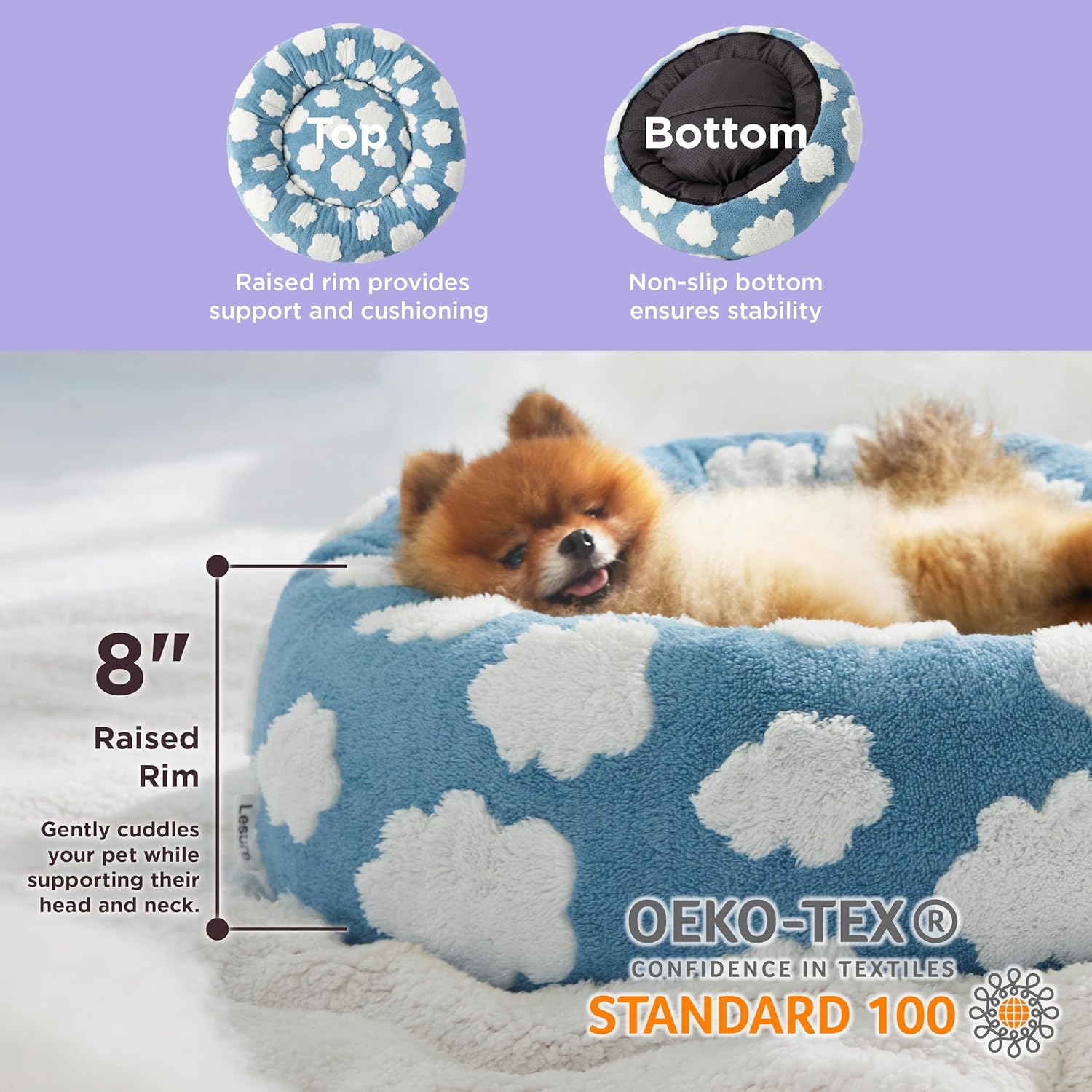 Frankies Donut Calming Bed